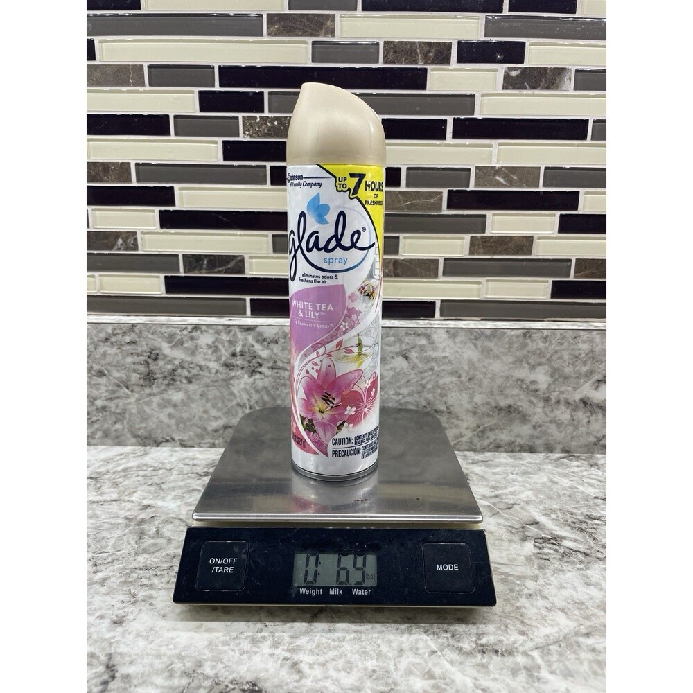 Glade White Tea & Lily Freshener Spray 9oz Spray 7 Hours Of Freshness